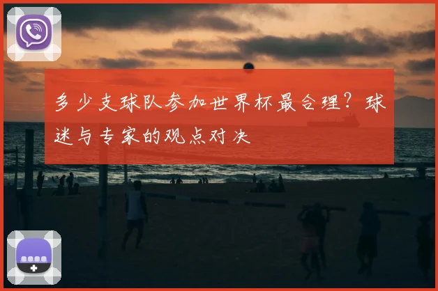 多少支球队参加世界杯最合理？球迷与专家的观点对决